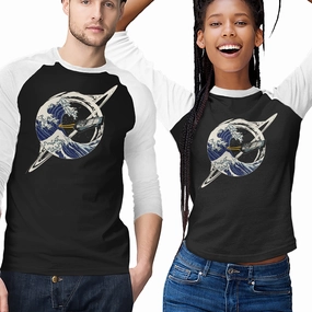 Interstellar Kanagawa Wave Comfy Fit Layer