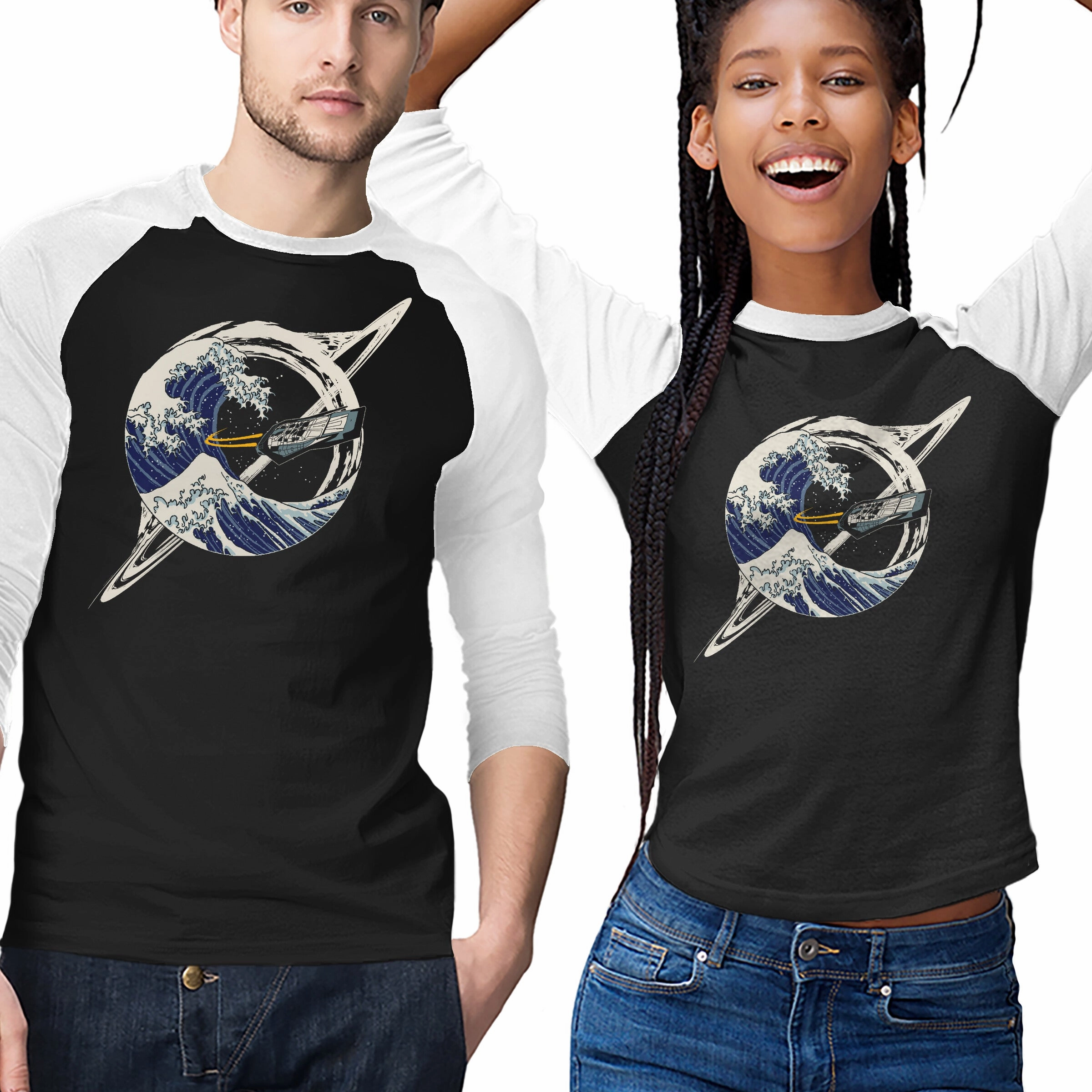 Interstellar Kanagawa Wave Comfy Fit Layer