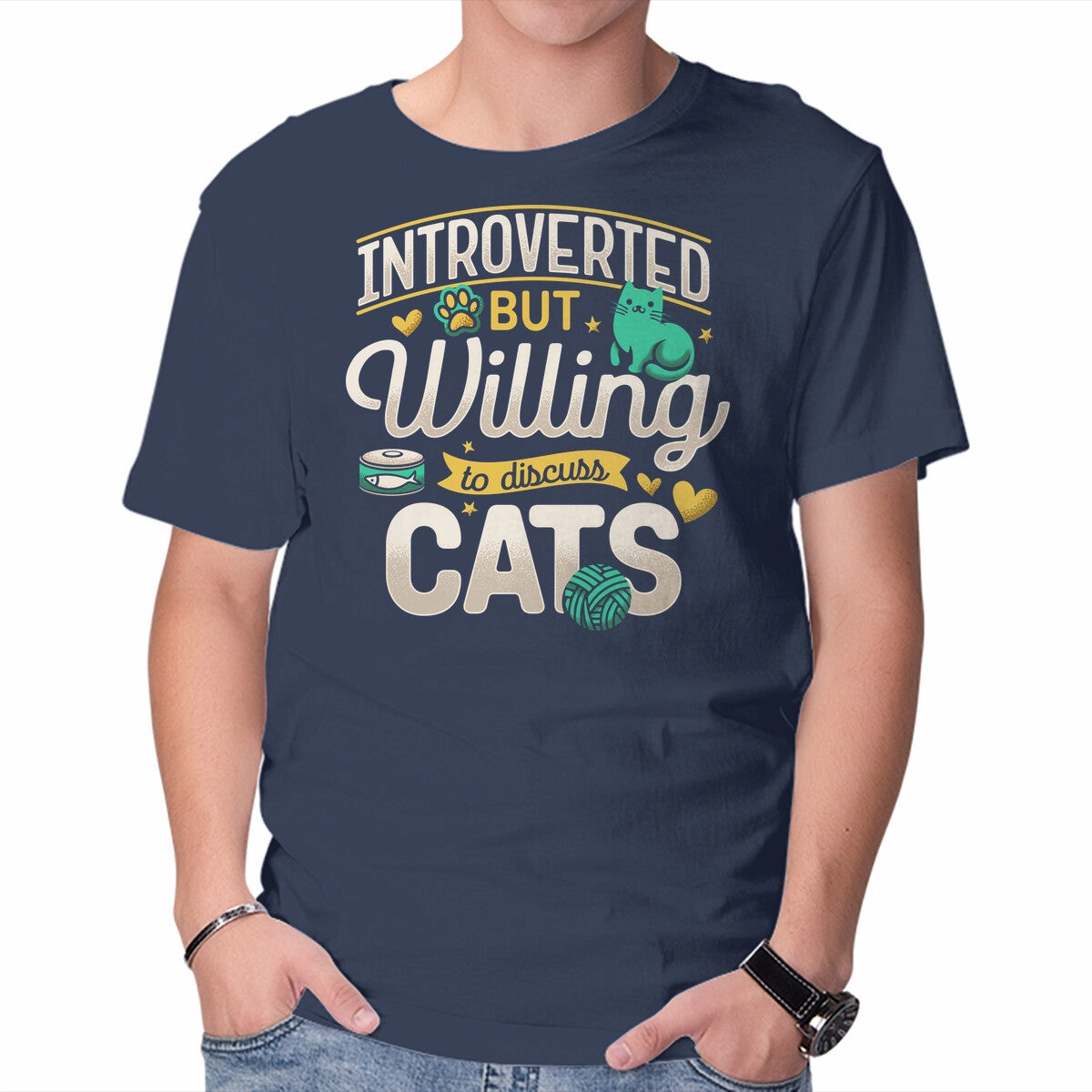 Comfy Essentials Introverted But Willing To Discuss Cats