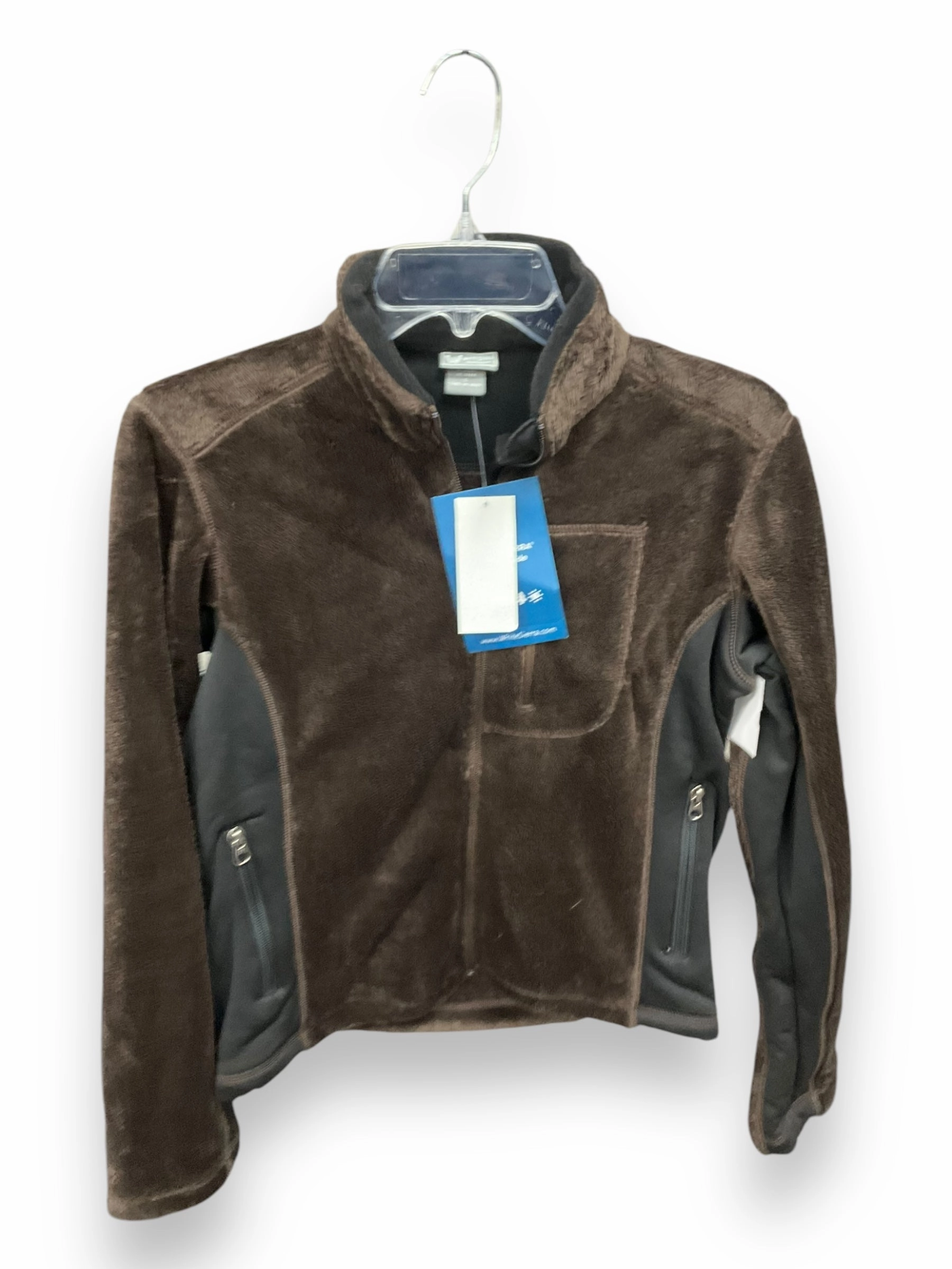 Practical Leggings Jacket Faux Fur & Sherpa By Clothes Mentor In Brown, Size: S