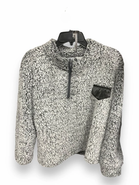Jacket Fleece By Clothes Mentor In Grey, Size: M Breezy Design