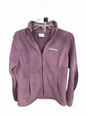 Lightweight Layering Fine Weave Jacket Fleece By Columbia In Purple, Size: M