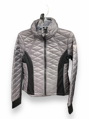 Soft Jacket Jacket Puffer & Quilted By Guess In Black & Grey, Size: M