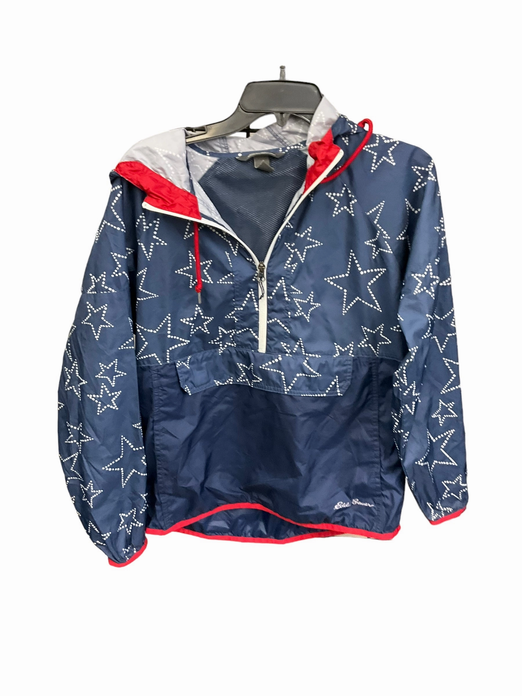 Jacket Windbreaker By Eddie Bauer  Size: M Smile Glow