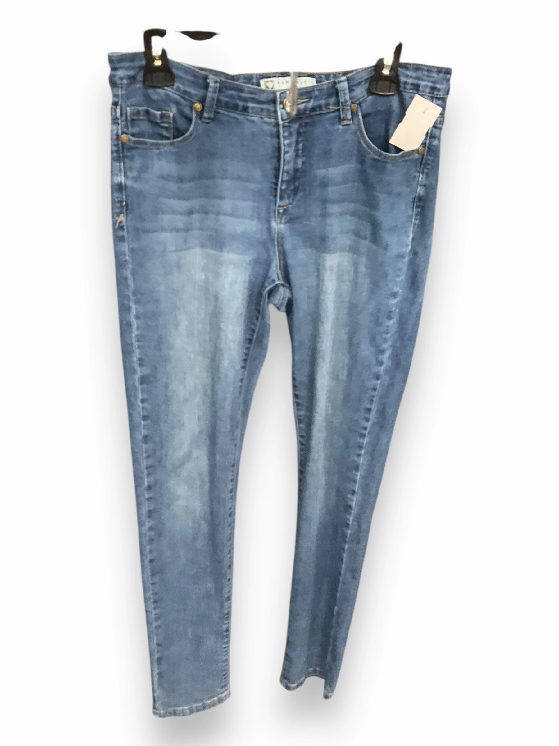 Jeans Skinny By Anne Klein In Blue Denim, Size: 6 WaterResistant Coating