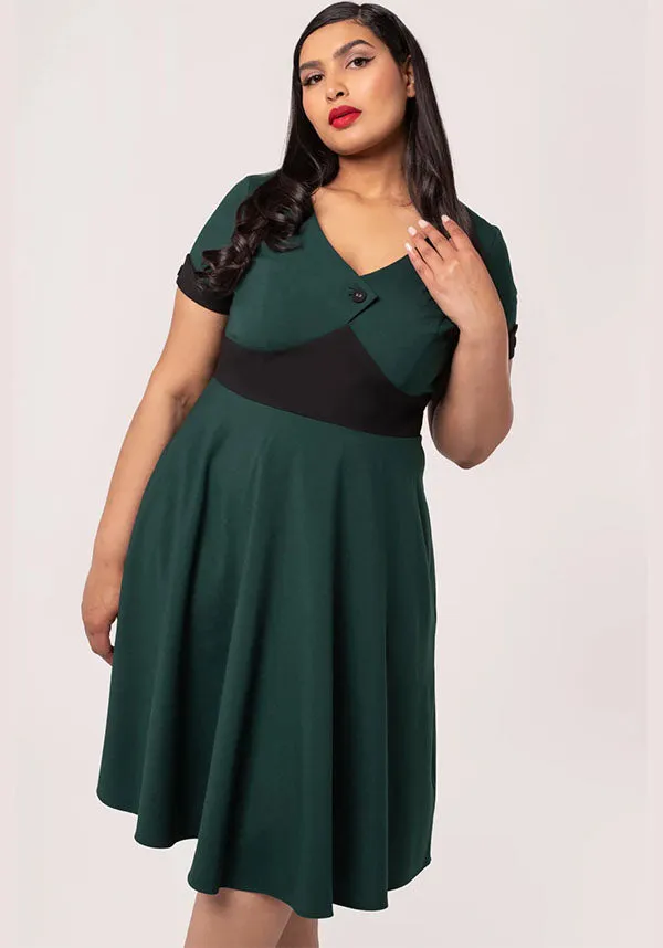 Jessica [Green] | DRESS MoistureWicking