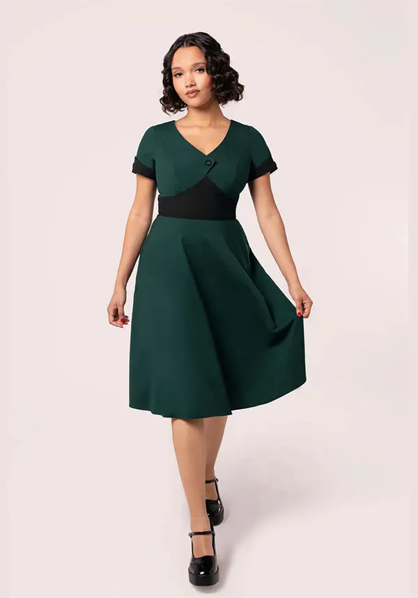 Temperature Control Technology WrinkleResistantFinish Jessica [Green] | DRESS