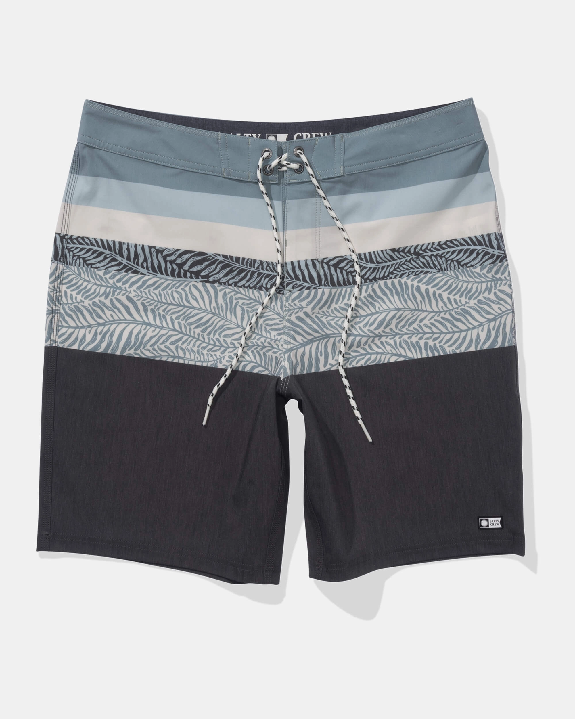 Kelp Cruiser Boardshort - Coal Flex Zone Construction