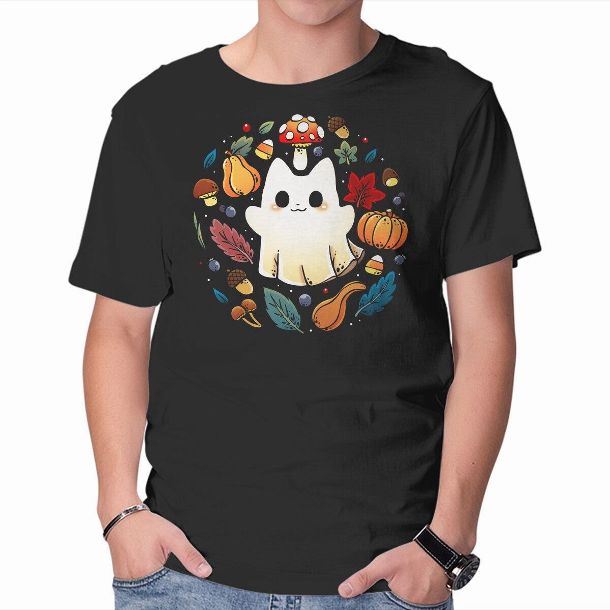 Flexible Fit Sport Wear Kitten Ghost Autumn