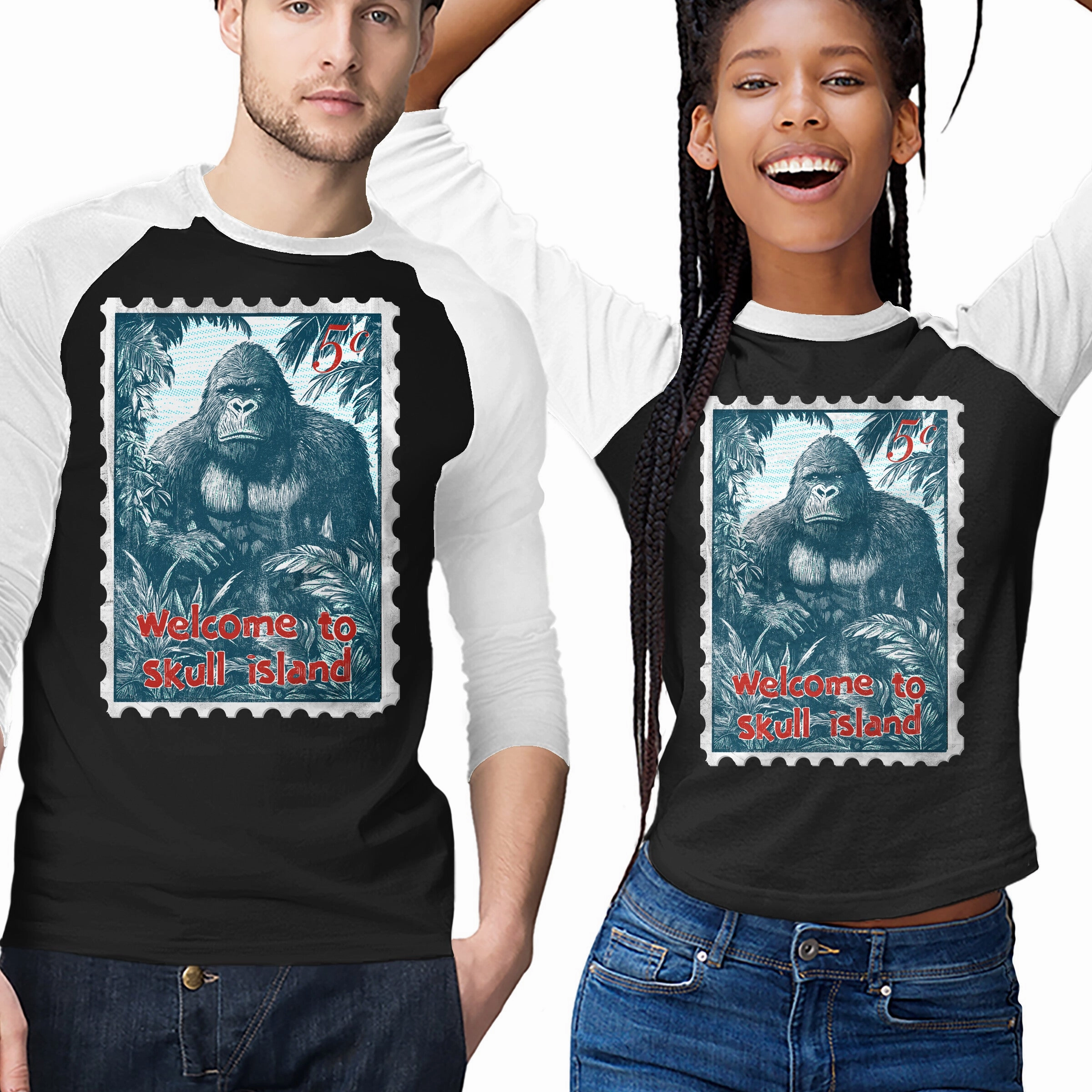 Welcome To Skull Island Stretch Design