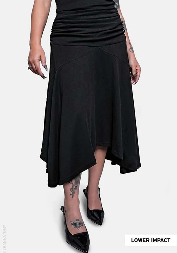 Cordelia | MIDI SKIRT Reinforced Neckline Detail