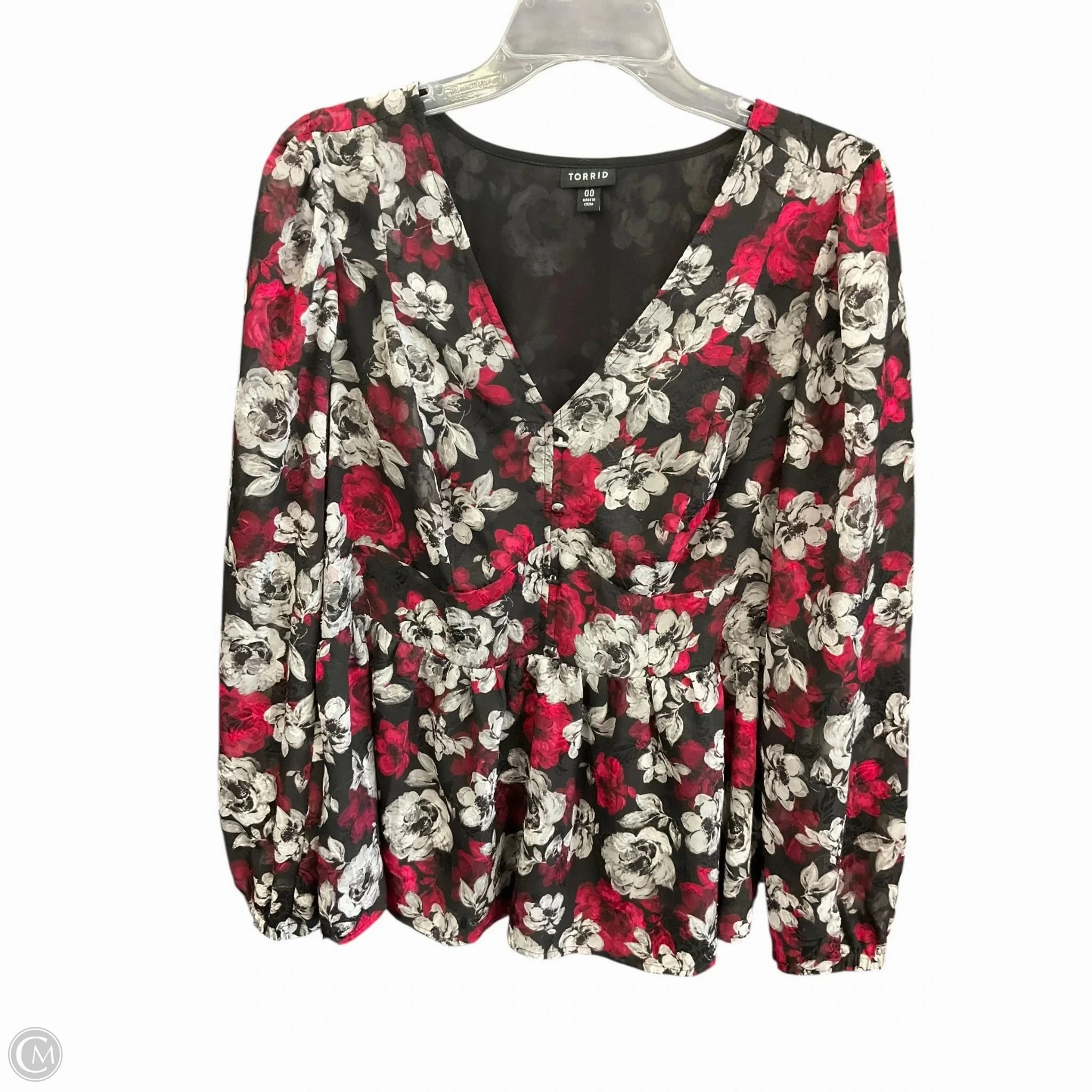 Champion Glow Top Long Sleeve By Torrid In Multi-colored, Size: M