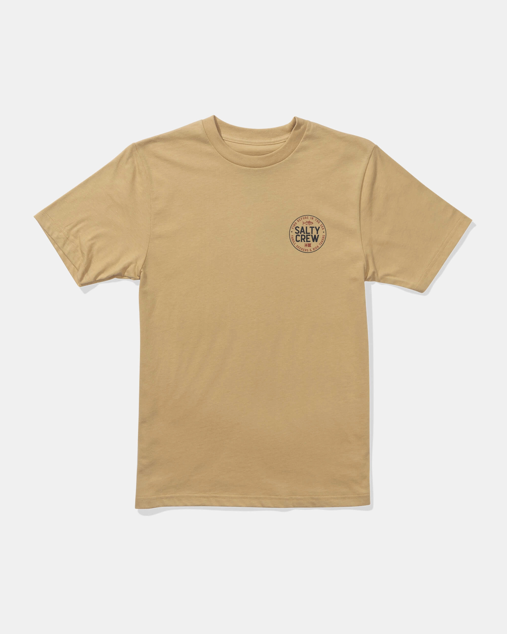 Legendary  Ss Tee Kids - Khaki Stretch Fit Hypoallergenic Textile