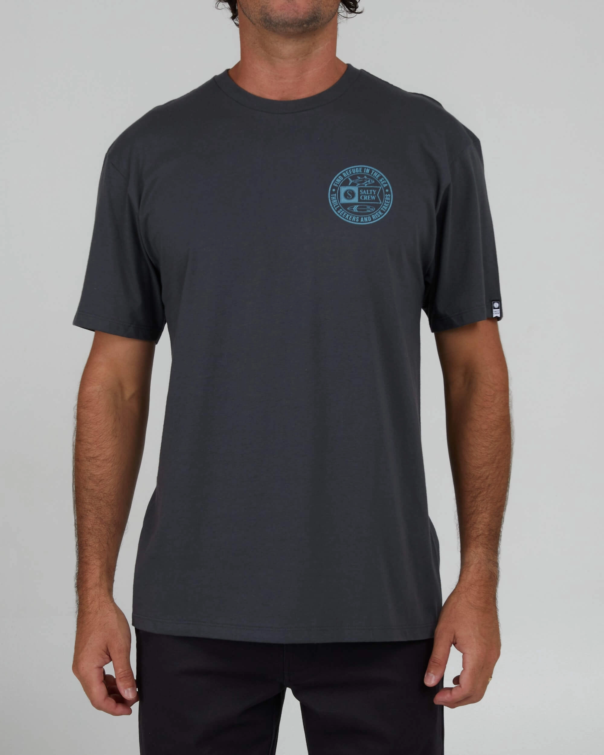 Moisture Wicking Technology Legends Premium S/S Tee - Charcoal