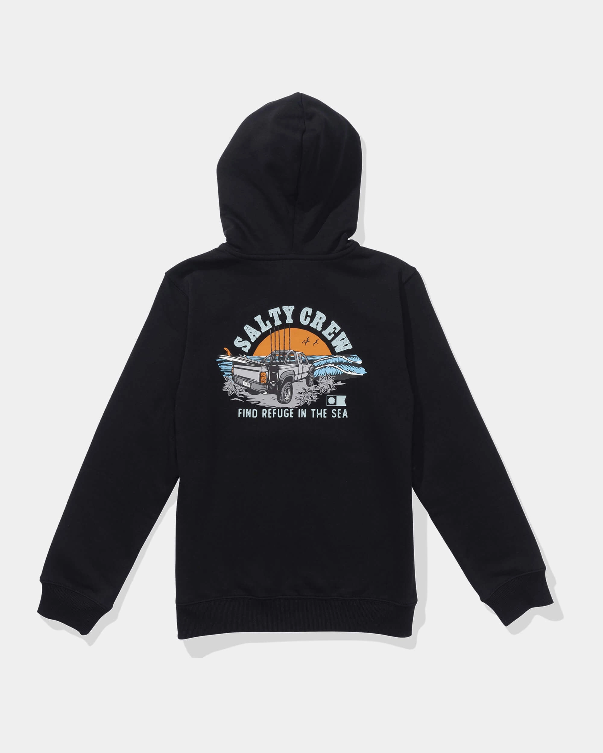 Lifted  Fleece Kids - Black Taped Shoulder Seams City Smart