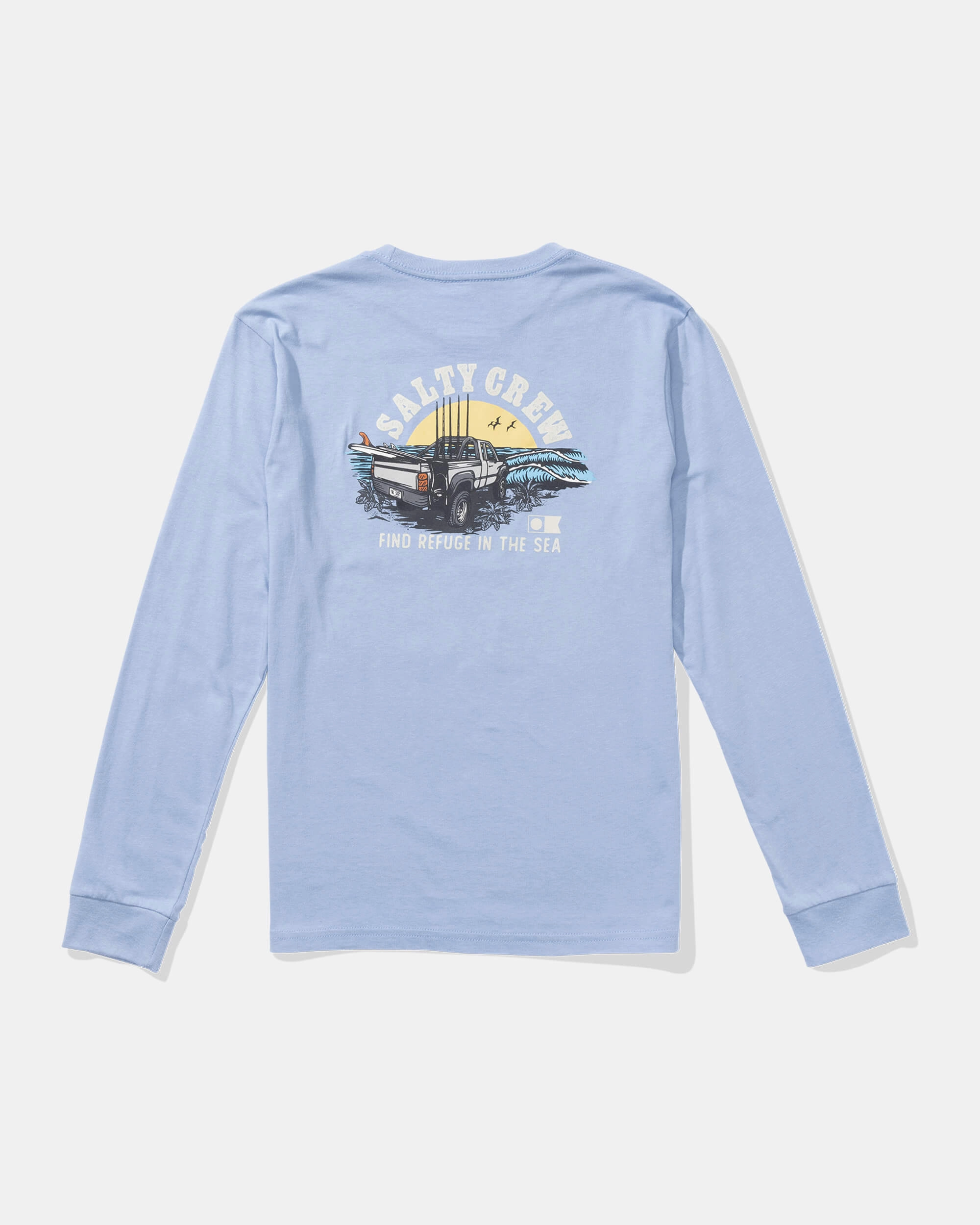 Soap Lifted  Ls Tee Kids - Marine Blue