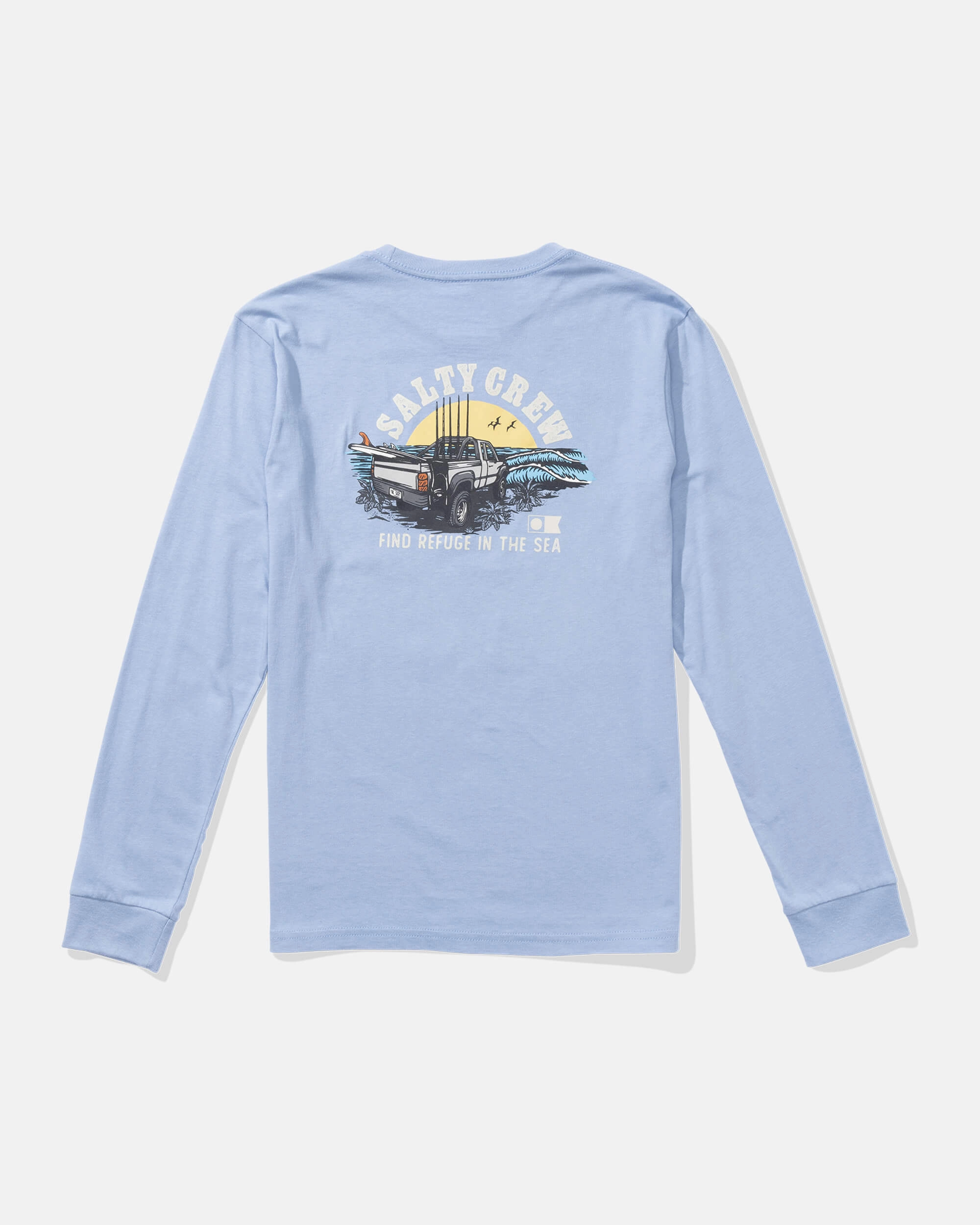 Lifted  Ls Tee Kids - Marine Blue Leather