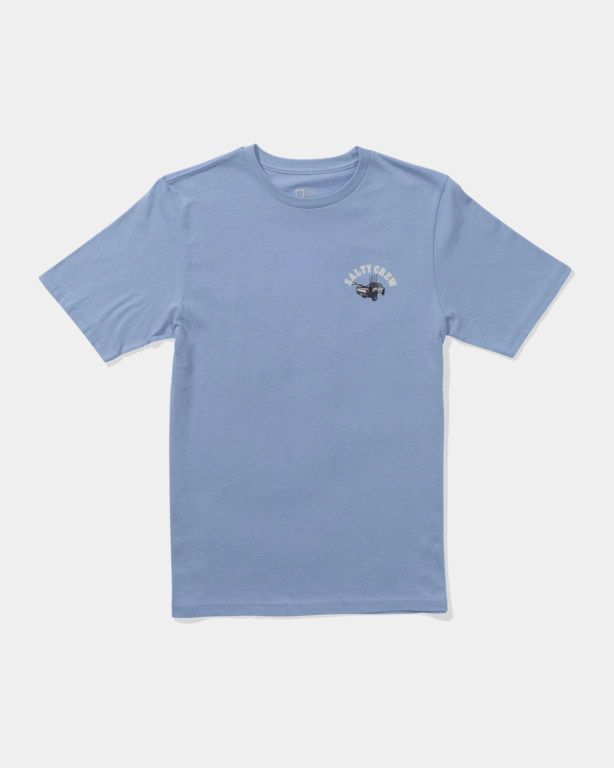 MultiFunctionalPockets Lifted  Ss Tee Kids - Marine Blue