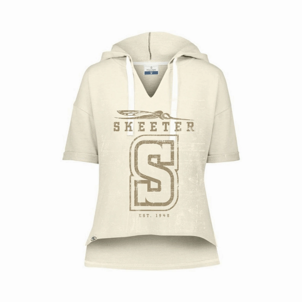 Skeeter Ladies Short Sleeve Hoodie All-Season Wear