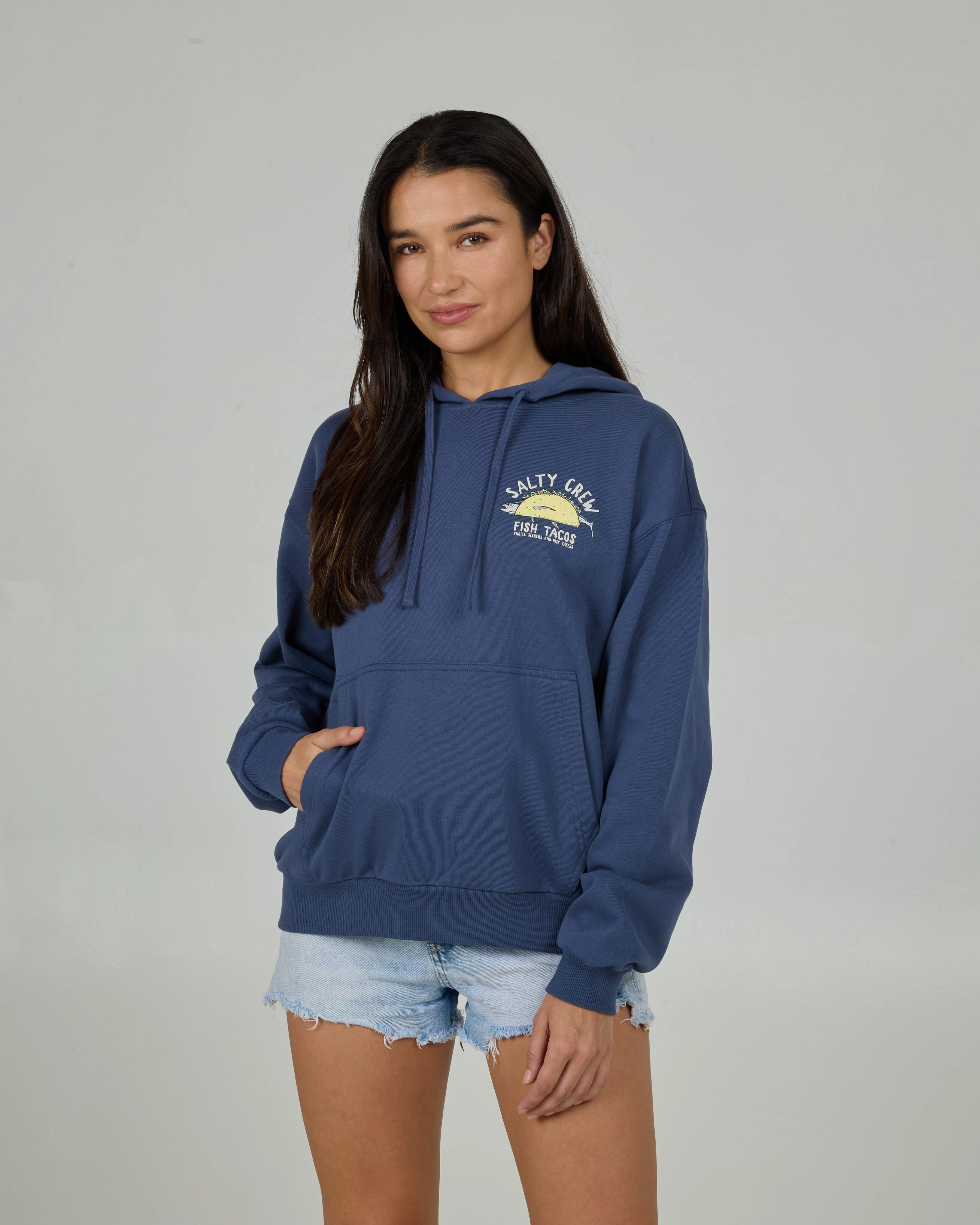 Baja Fresh Hoody - Indigo Chill Look Flexible Layer