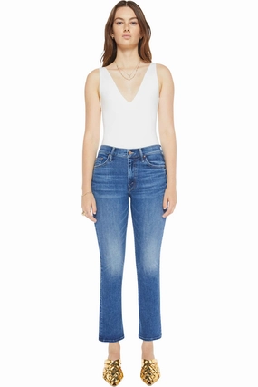 MOTHER Denim Insider Flood in Over The Top Breathable Travel Outfit Brunch Outfit Outfit Base