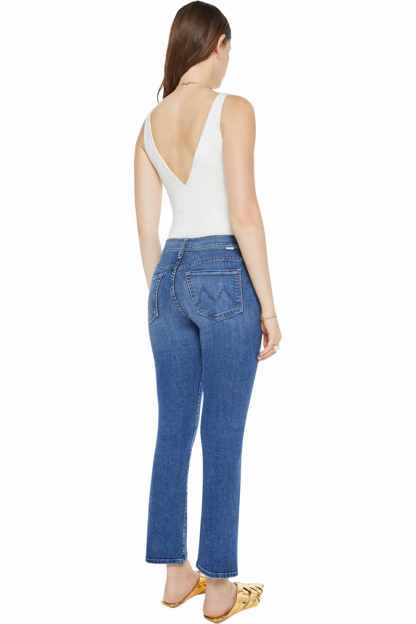 MOTHER Denim Insider Flood in Over The Top Couple Look Eco Friendly