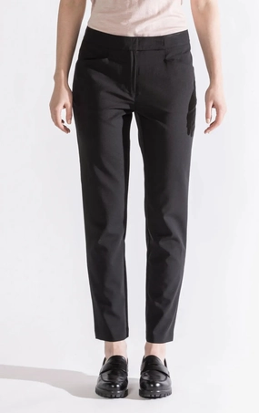 Ripstop Fabric Technology Stretchable Fabric LIGHTWEIGHT WOOL BLEND SLIM LEG TROUSER