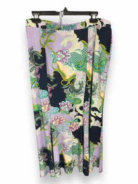 Skirt Maxi By Clothes Mentor In Multi-colored, Size: 1x Layered Hem Details