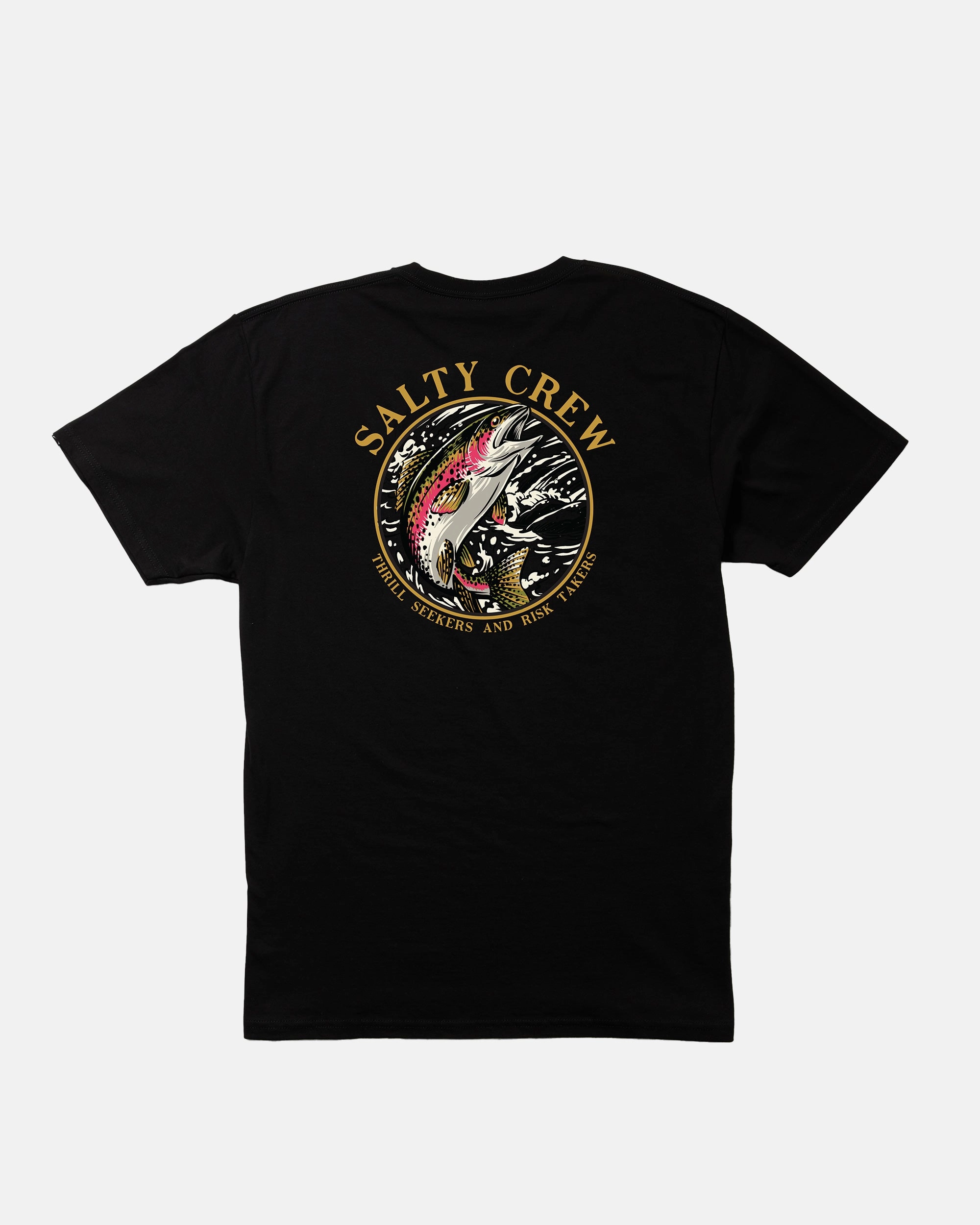 Rainbow Premium S/S Tee - Black Relax Fit Design