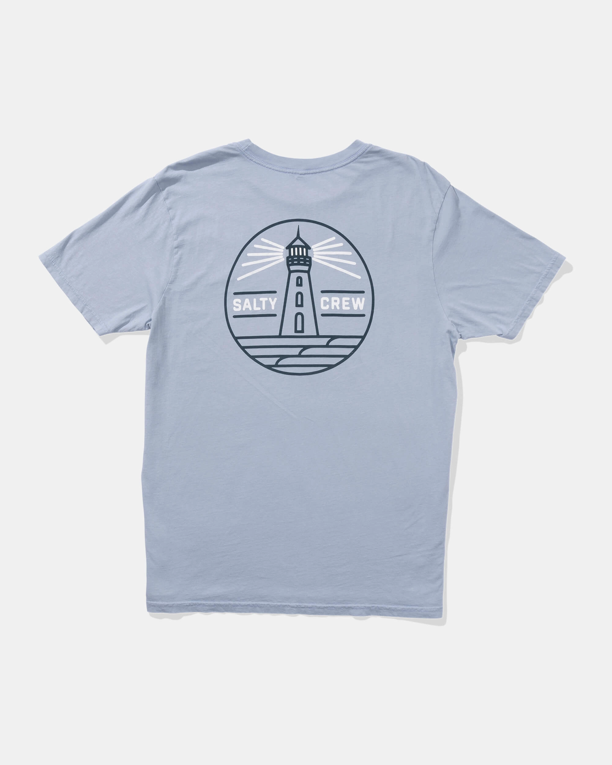 Lookout Vintage Ss Tee - Blue Fog Timeless Wear Casual All-Day