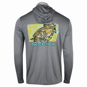 Skeeter Stockton Hair Job Smallmouth Crush Hooded Long Sleeve Niche style Premium Cotton Blend