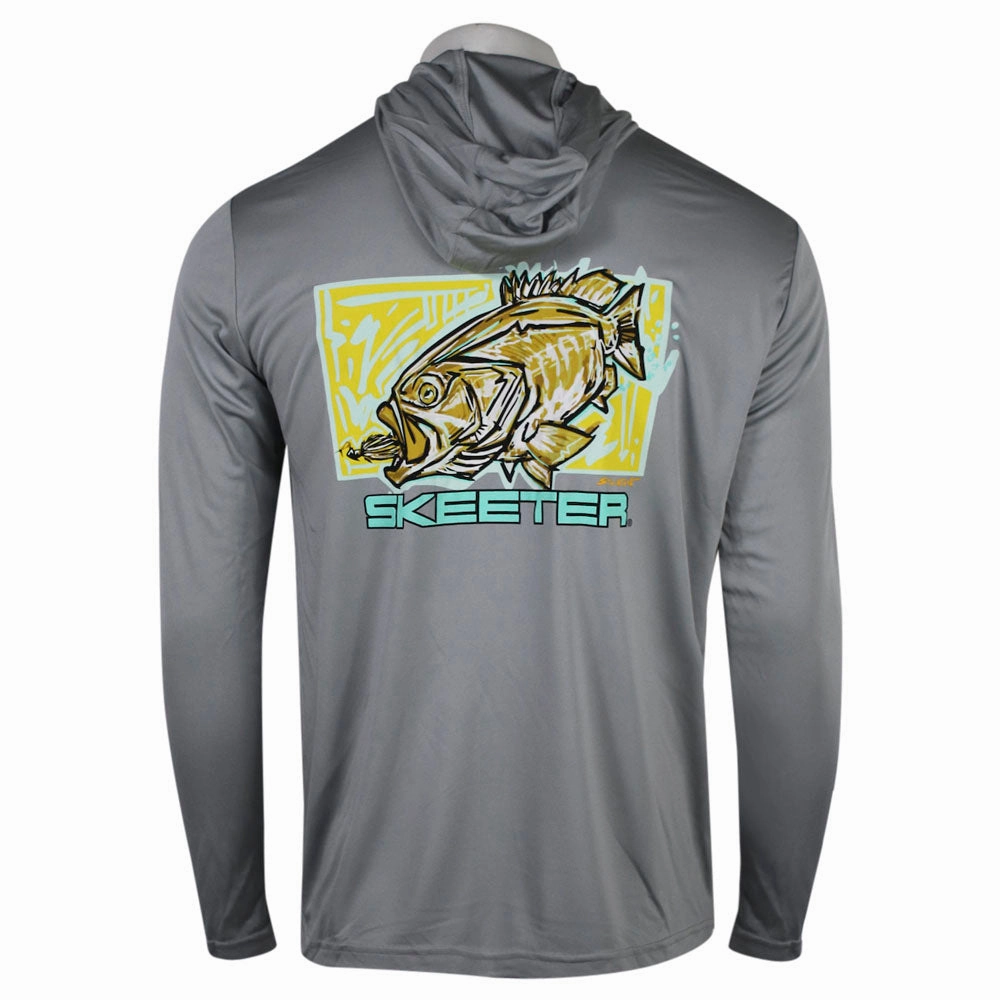 Sleek Waist Skeeter Stockton Hair Job Smallmouth Crush Hooded Long Sleeve