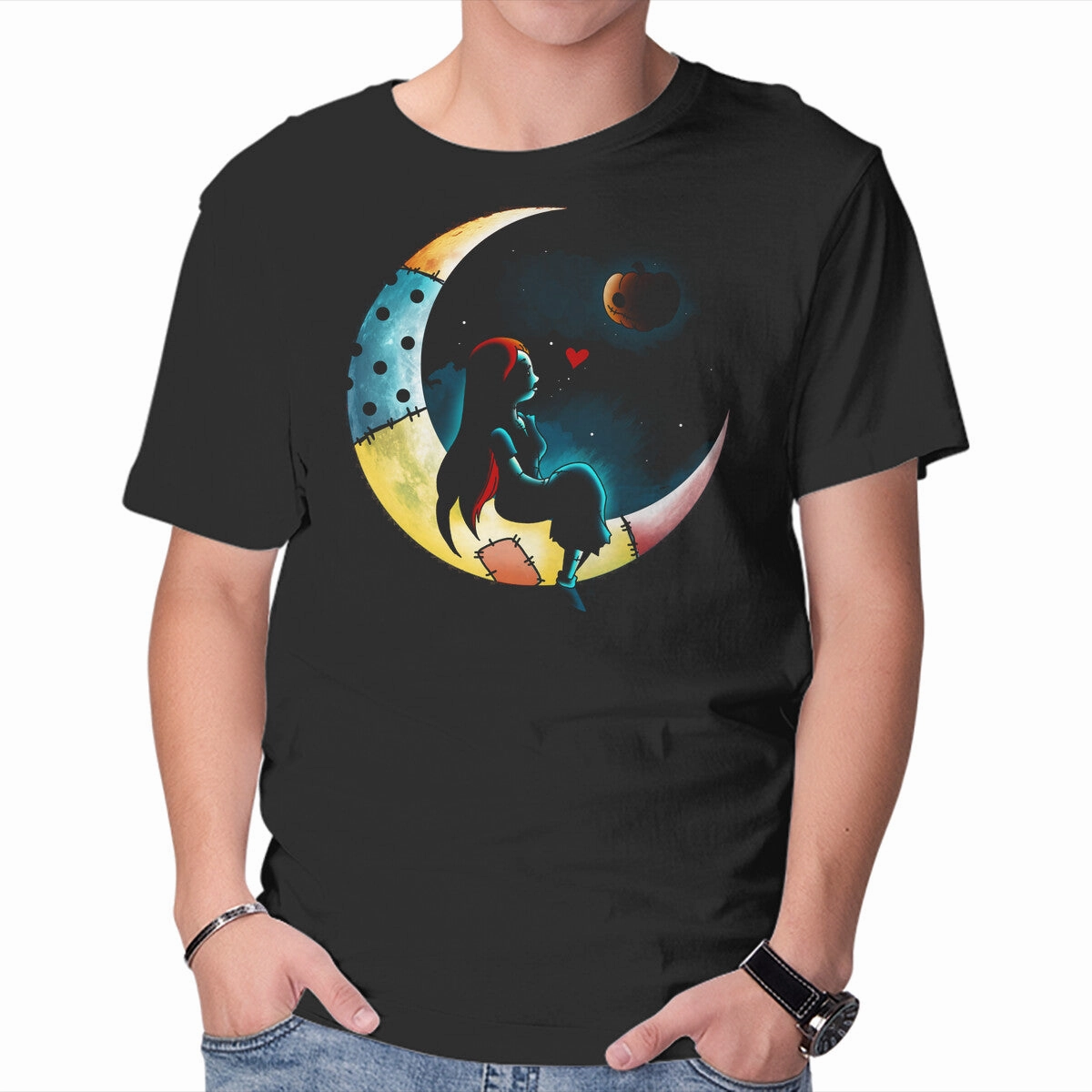 right size Thermal Regulation Fabric Love Halloween Moon