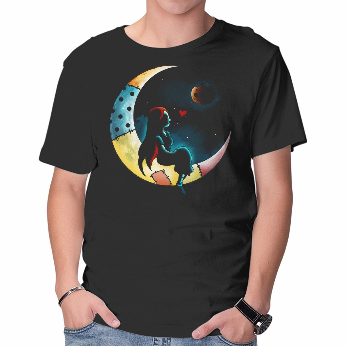 Organic Cotton Construction Love Halloween Moon