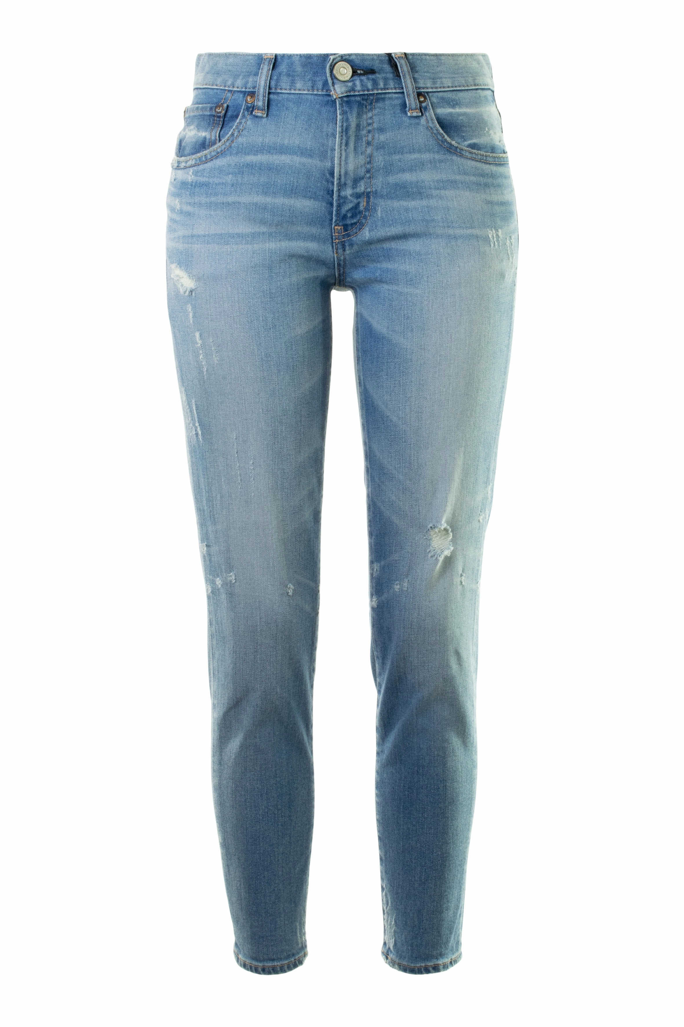 Night Out Bold Look Moussy Velma Skinny in Blue