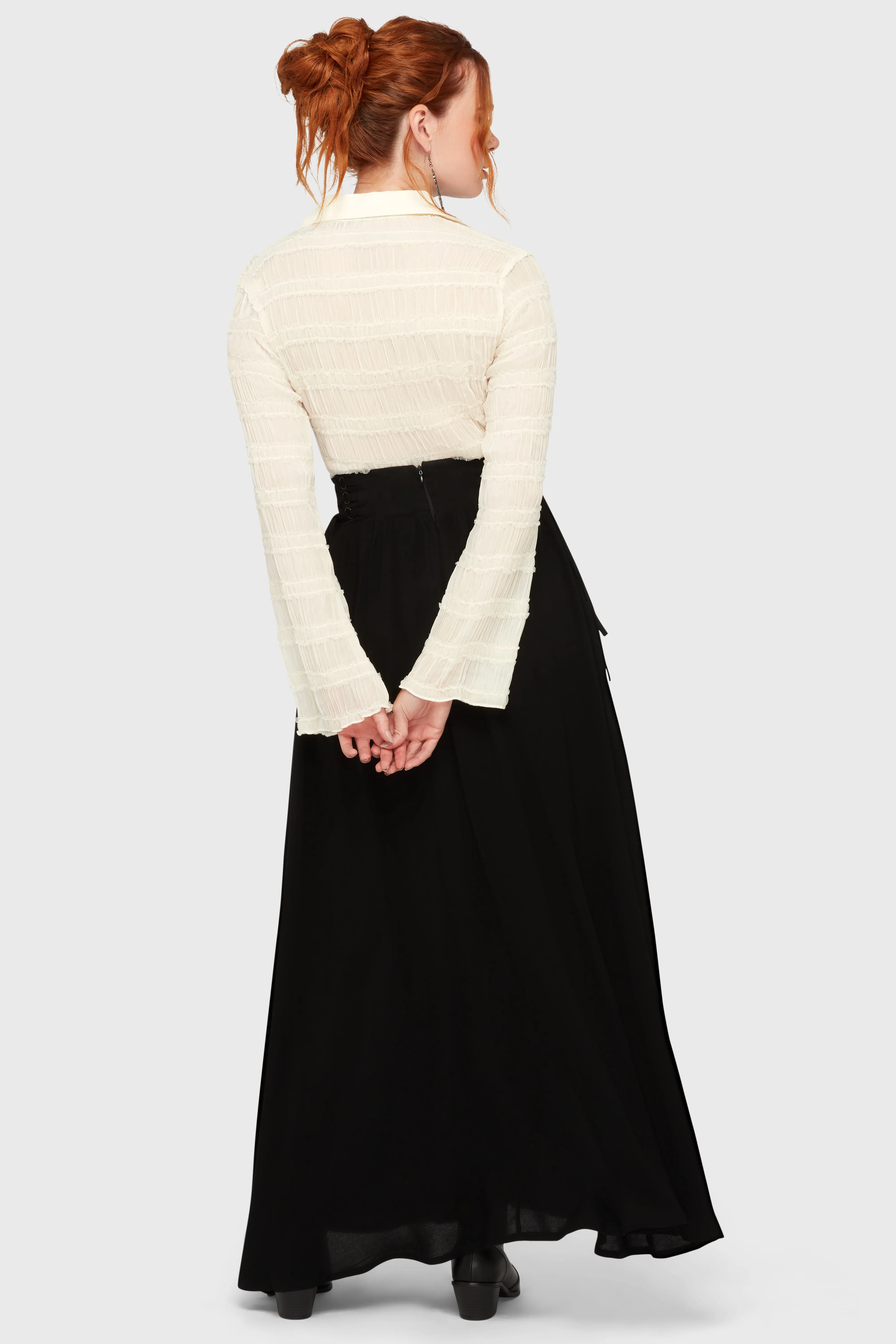 Jocasta Maxi Skirt Odor Resistant Material Versatile Design