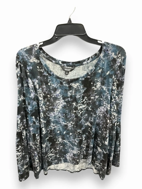 NonRestrictive Fit Recycle Glow Top Long Sleeve By Simply Vera In Multi-colored, Size: Xl