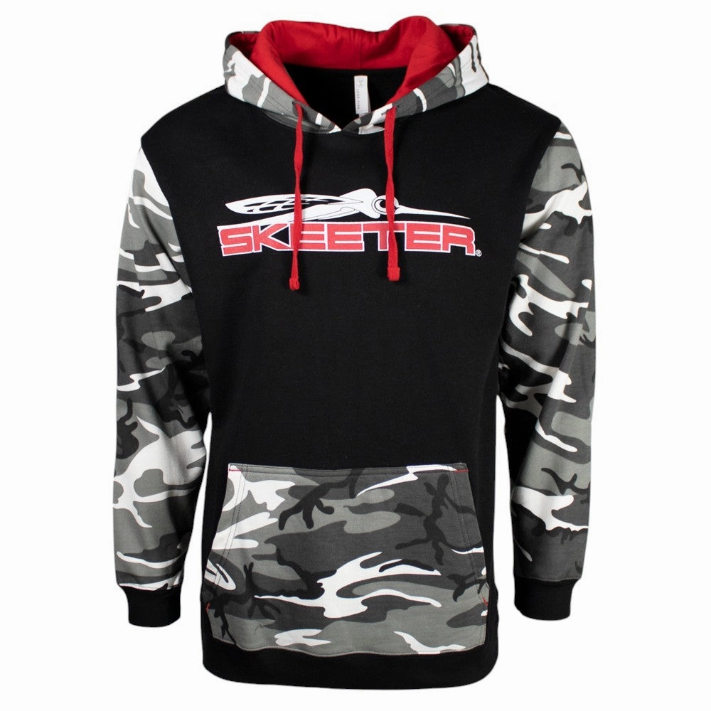 Skeeter Urban Woodland Camo Hooded Sweatshirt Performance Look