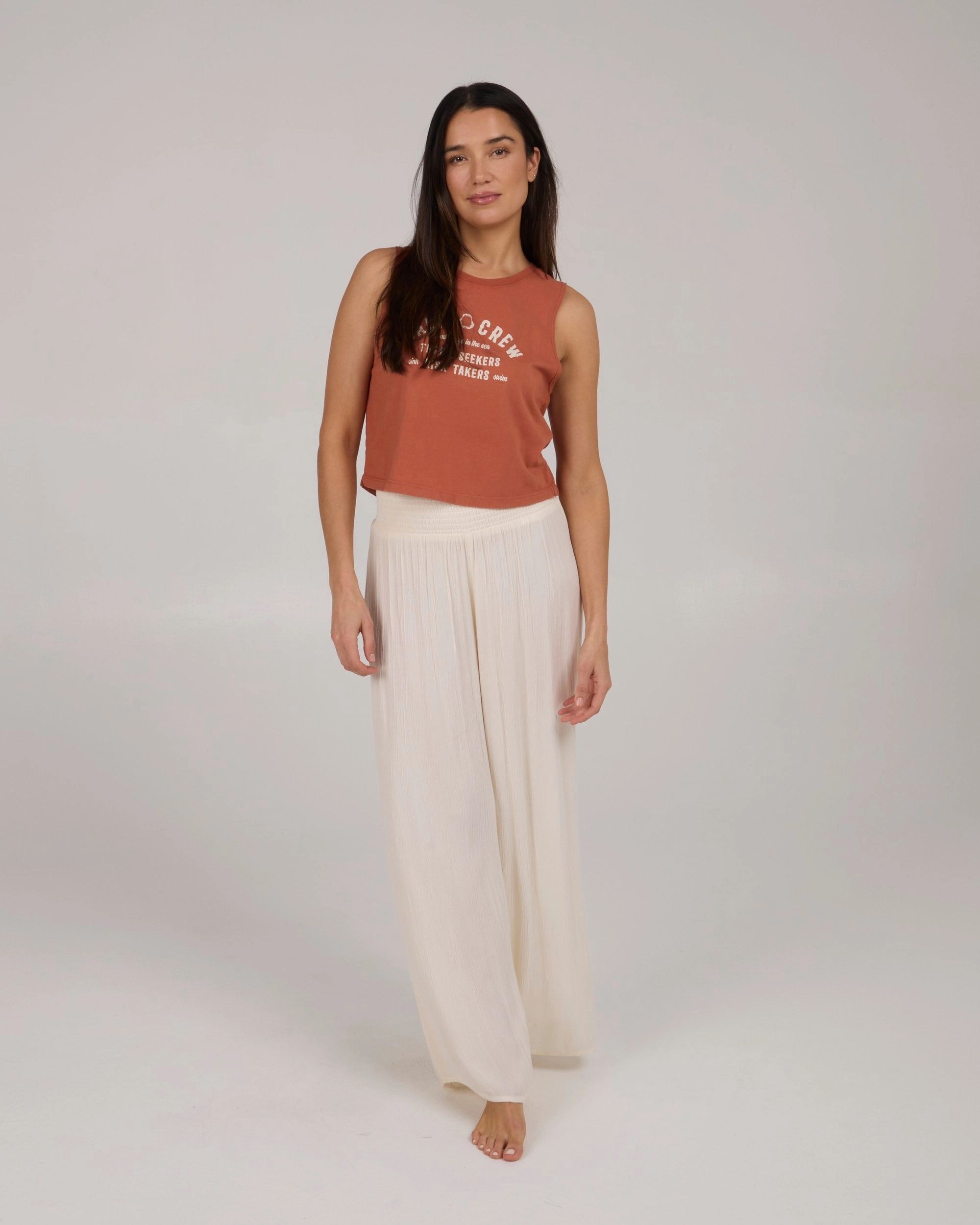 Mainland Beach Pant - Off White Body Friendly