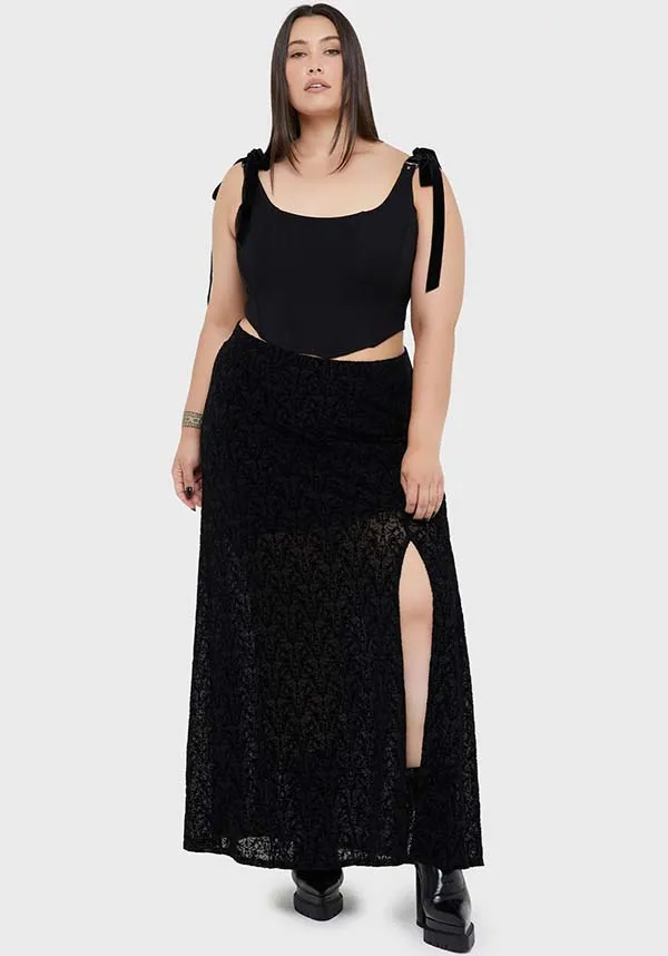 Marceline | MAXI SKIRT ChafeFreeEdging
