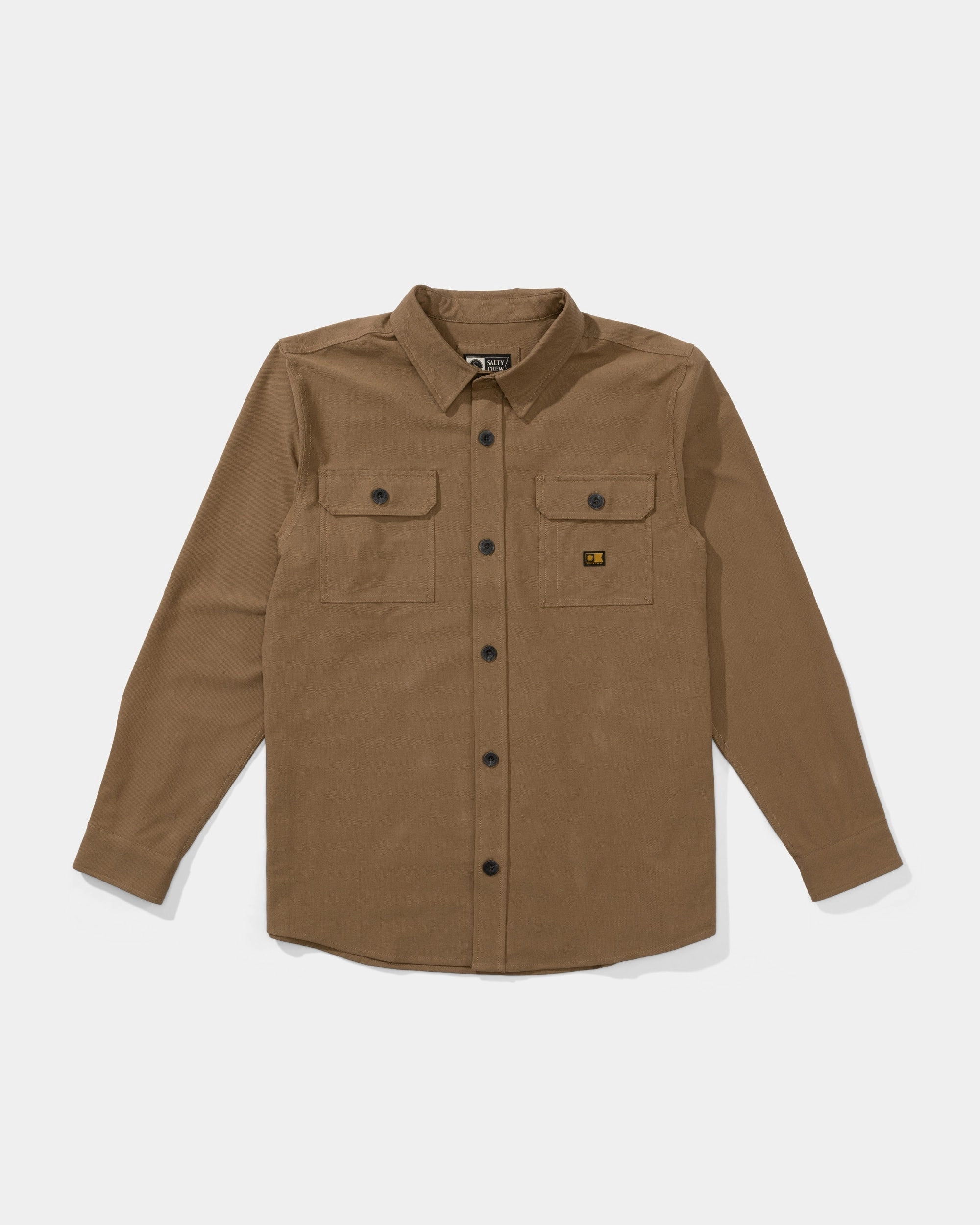 Mariners Overshirt - Dark Brown Trendy Outfit
