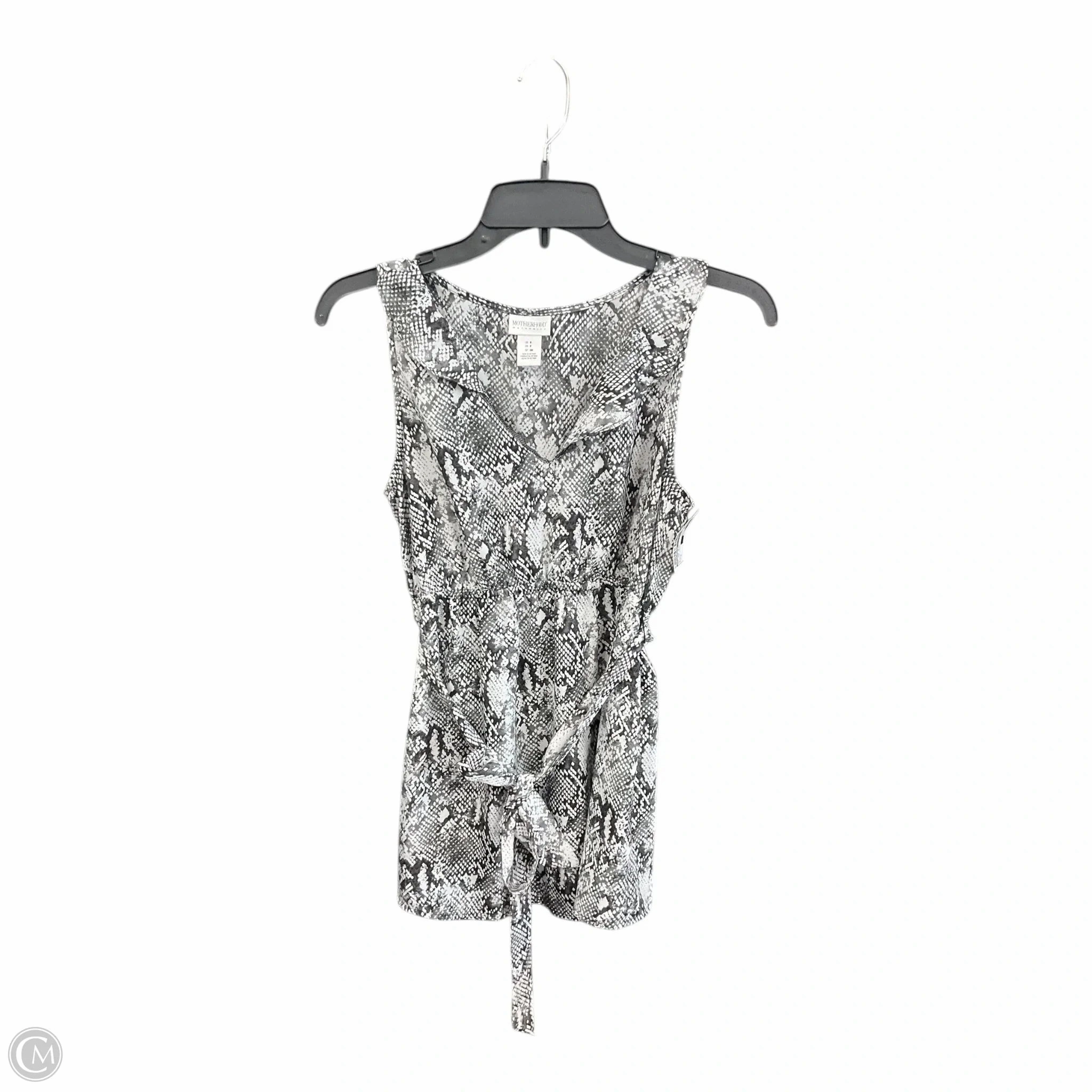 Reflective details Surf Mood Maternity Top Sleeveless By Motherhood, Size: S