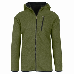 Quokka like Men's Tech Sherpa Fleece-Lined Zip Hoodie With Chest Pocket