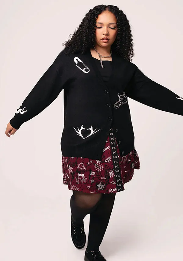 Mercy | CARDIGAN BreathableMeshPanel Friction Resistant Edges