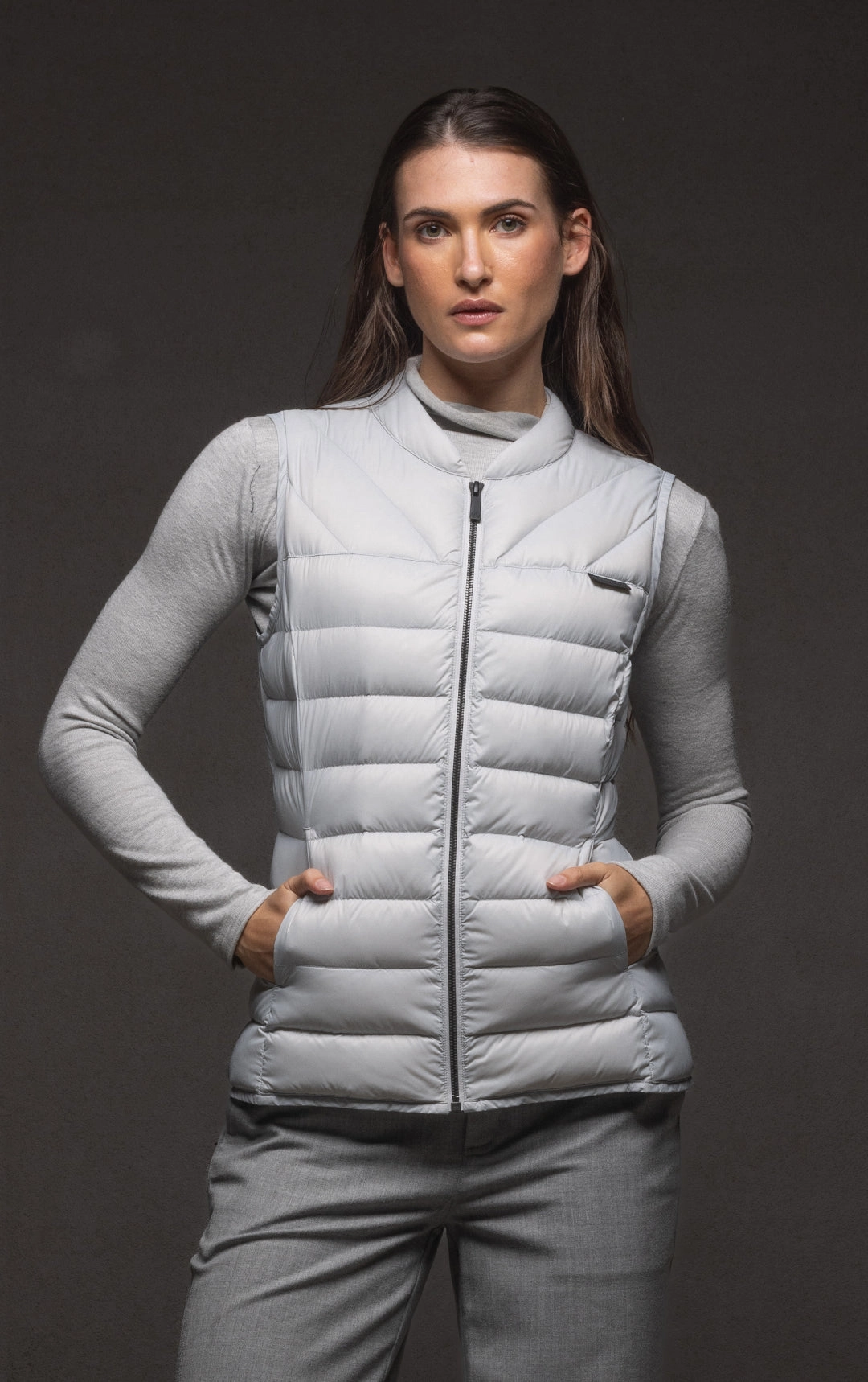 Frictionless Inner Layer Heat Retention Lining ESSENTIAL LIGHTWEIGHT DOWN VEST