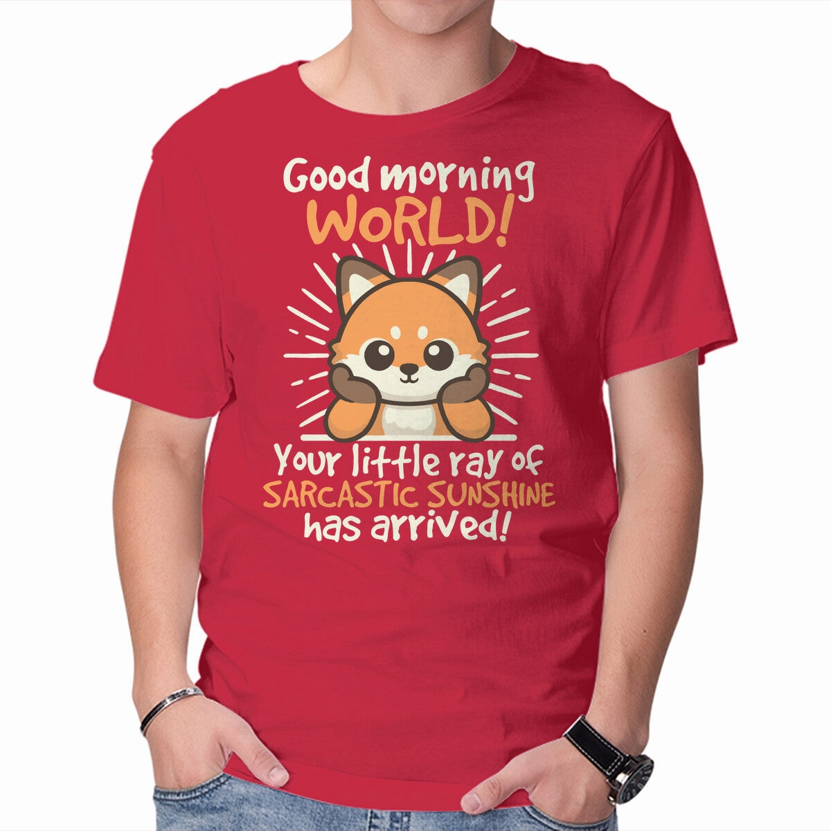 Casual Comfort Look Fox Sarcastic Sunshine
