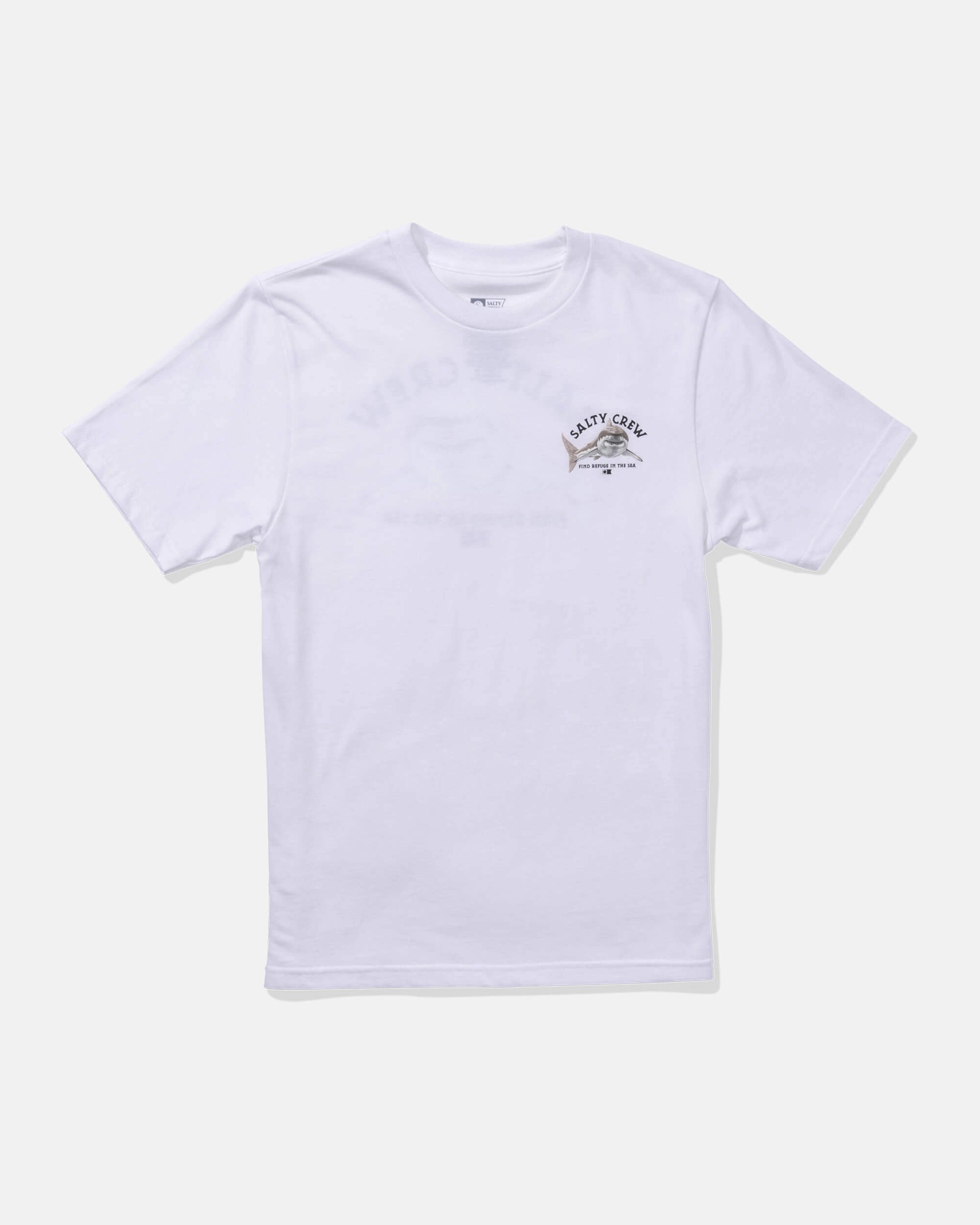 DoubleStitched Hem Lurking  Ss Tee Kids - White