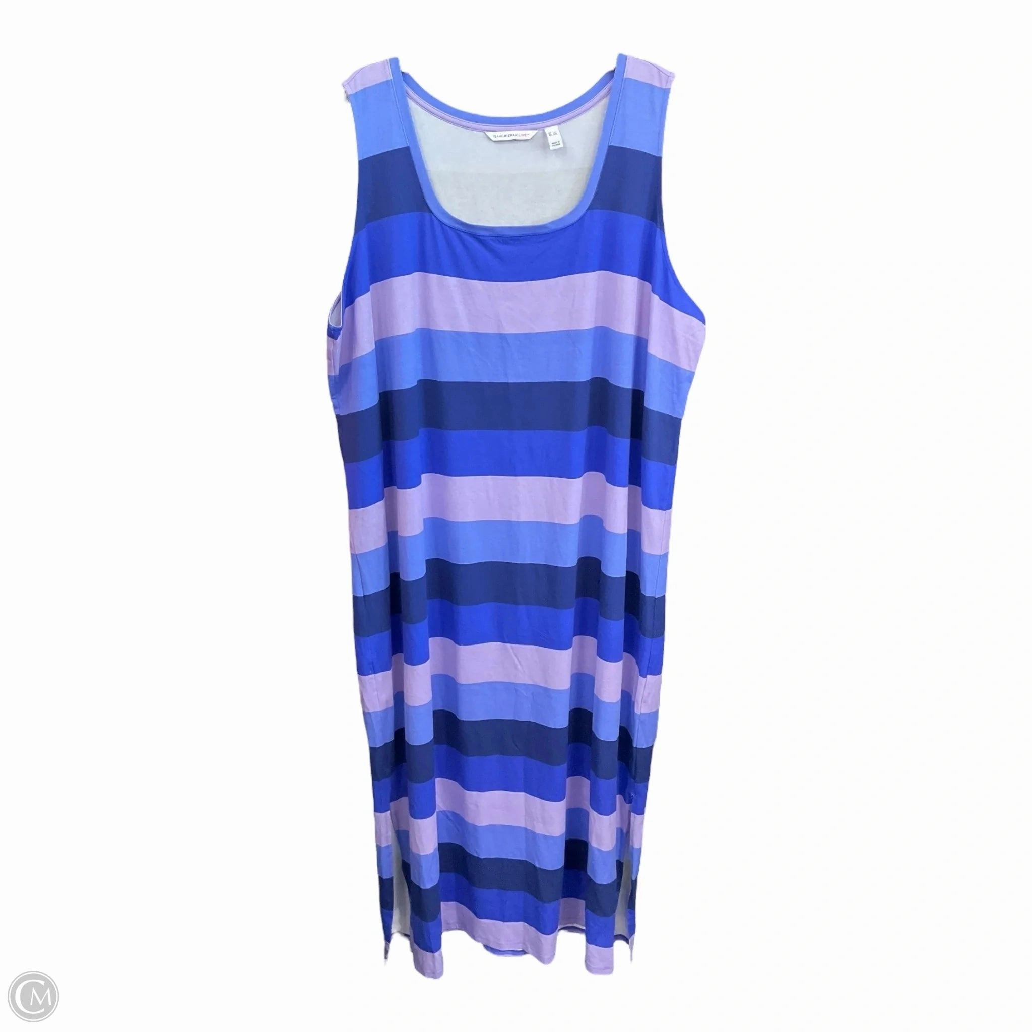 Dress Casual Maxi By Isaac Mizrahi Live Qvc In Multi-colored, Size: 3x Smart Skirt