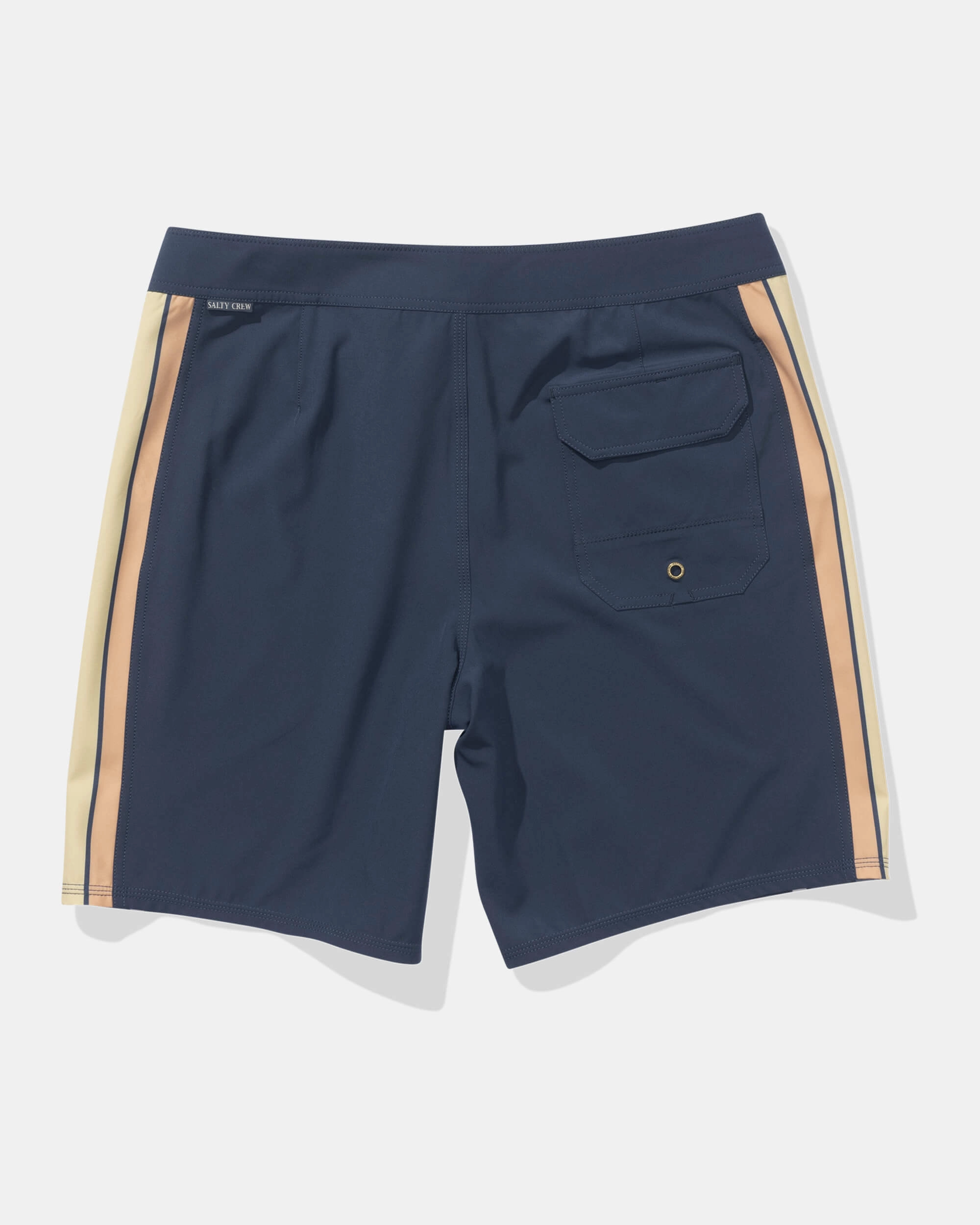 Quick Dry Lining laid-back style Sidebar Boardshort - Navy