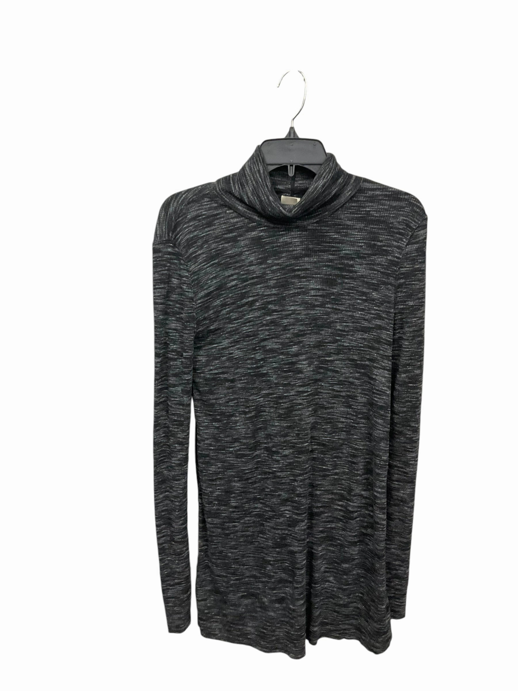BreathableMesh SoftenedEdges Tunic Long Sleeve By We The Free In Black & Grey, Size: Xs